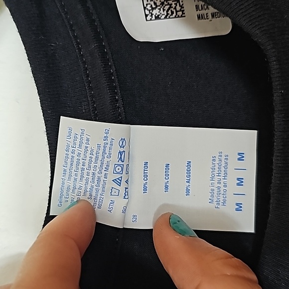 Genius Port & Company Black, Short Sleeve T-Shirt | Men's Medium - Picture 4 of 4